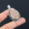 Friendship Day Sale Natural Sunflower Blister Pendant Jewelry Sterling Silver