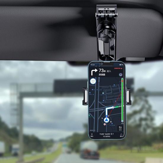 Handyhalterung für Sonnenblenden-Montage Multi-Direktional Verstellbar Auto-Navigation Sonne Universal