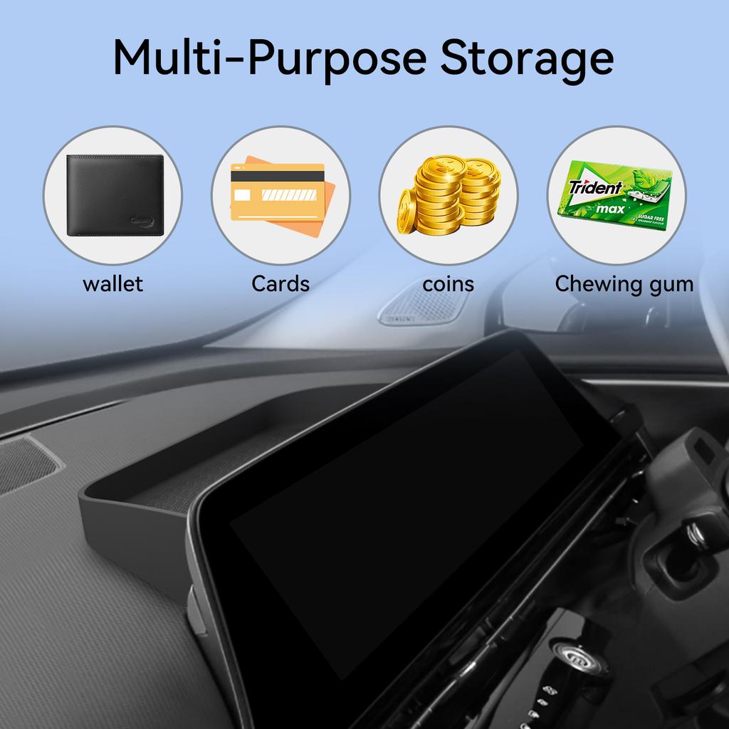 for Chery OMODA C5 2025-2025 Car Dashboard Storage Tray Interior Accessories Central Control Screen Rear Storage Box Organizer