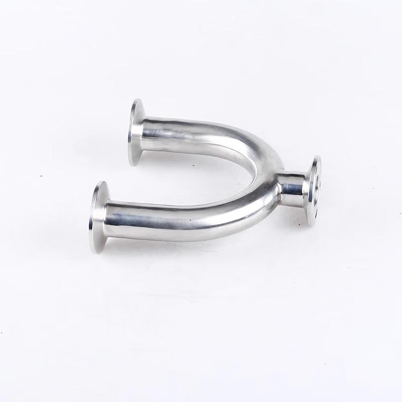 304 Stainless Steel Sanitary Quick-Install U-Type Three-Way Connector