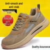 Men's Summer Breathable Steel Toe Safety Work Shoes: Anti-smash, Anti-puncture, Insulated, for Construction Workers