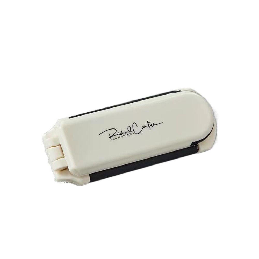 

Антистатическая подушка безопасности, расческа для волос, молочно-белая складная щетка для волос, 2 в 1, расческа, зеркальный набор, инструмент для макияжа White