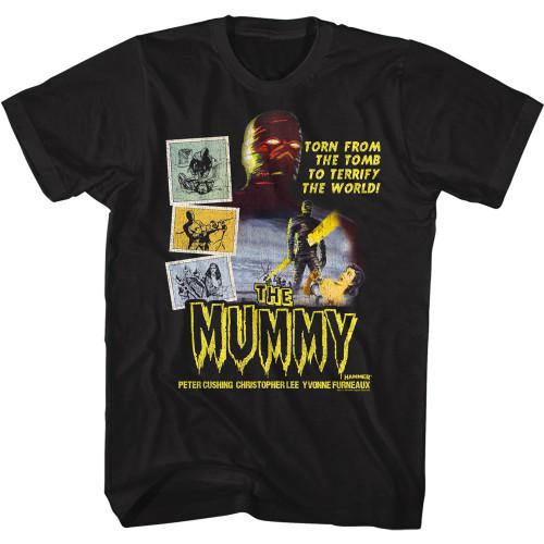 

Hammer Horror The Mummy With Photographs Black TShirt Unisex T-Shirt M