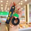 Italian Brainrot Children Cartoon Keychain Tung Tung Tung Sahur Tralalero Tralala Cute Keyring Funny Meme Bag Anime Pendant Gift