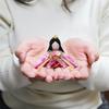 Osaka Choseido Hina Compact Mini Doll Ceramic Mai Sakura Hina Prince and Princess Decoration Set Dolls, Dolls, Festival,