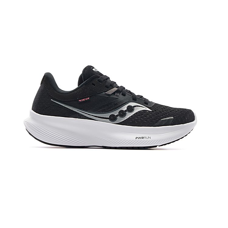 Saucony  Ride 16 Black White Women Sneakers S10830-05