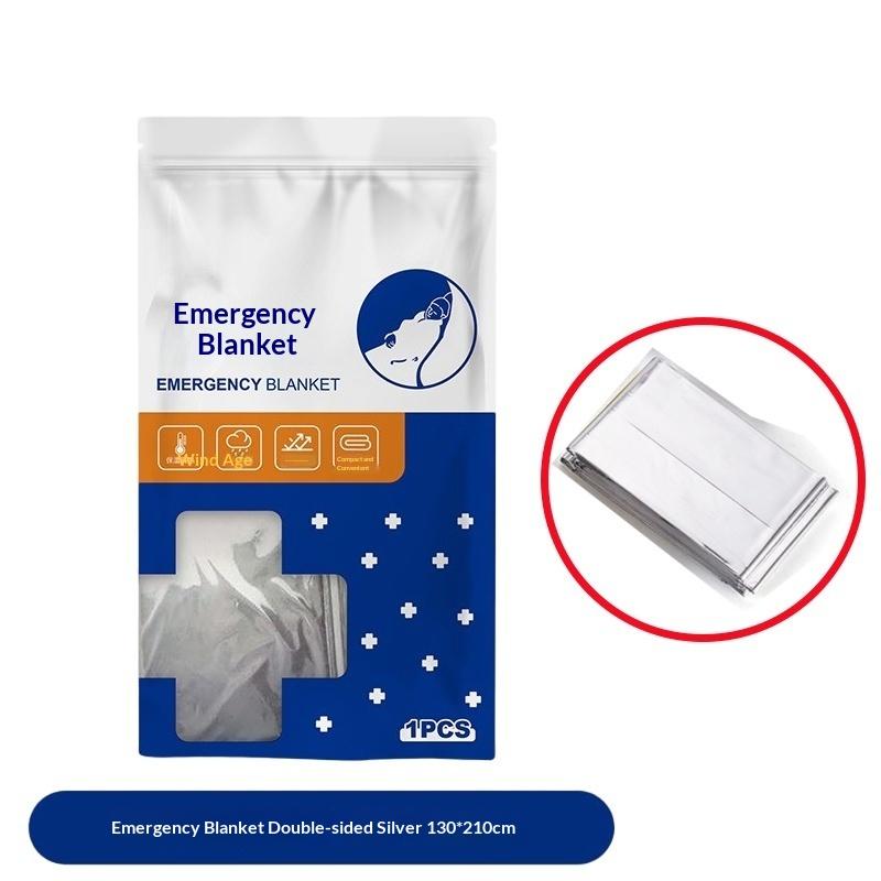 

1/3Pcs 130*210Cm 160*210Cm Space Mylar Thermal Rescue Emergency Blanket For Outdoors Hiking Survival Blanket A Silver blanket