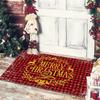 VIKAMA Christmas Decorative Floor Mat, Entrance Welcome Mat, Indoor and Outdoor Carpet, Home Decoration, Happy New Year 2026