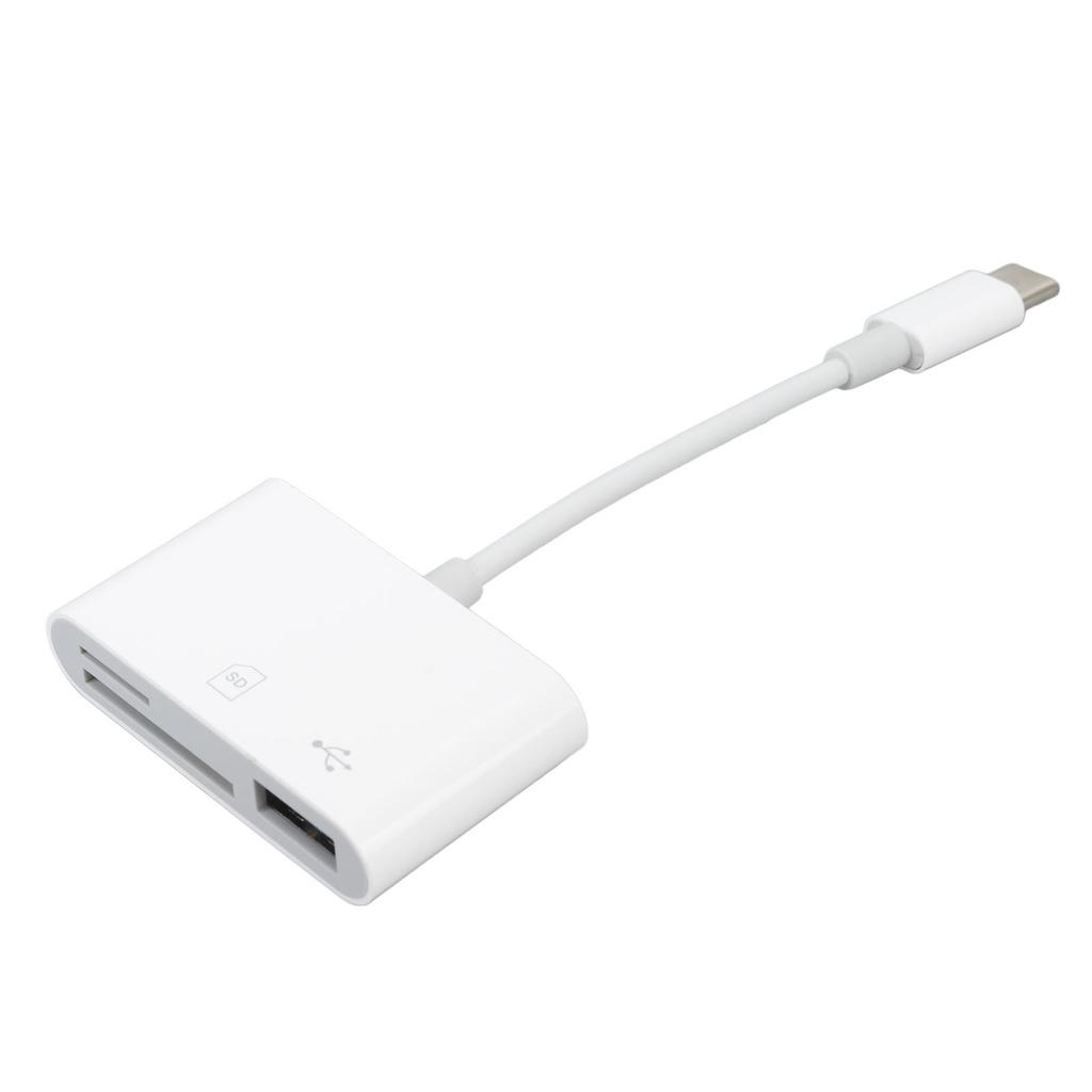 3 In 1 USB C Memory Card Reader Multiport 500M S Stable Transmission Plug and Play for Phone PC Laptop Camera U Disk