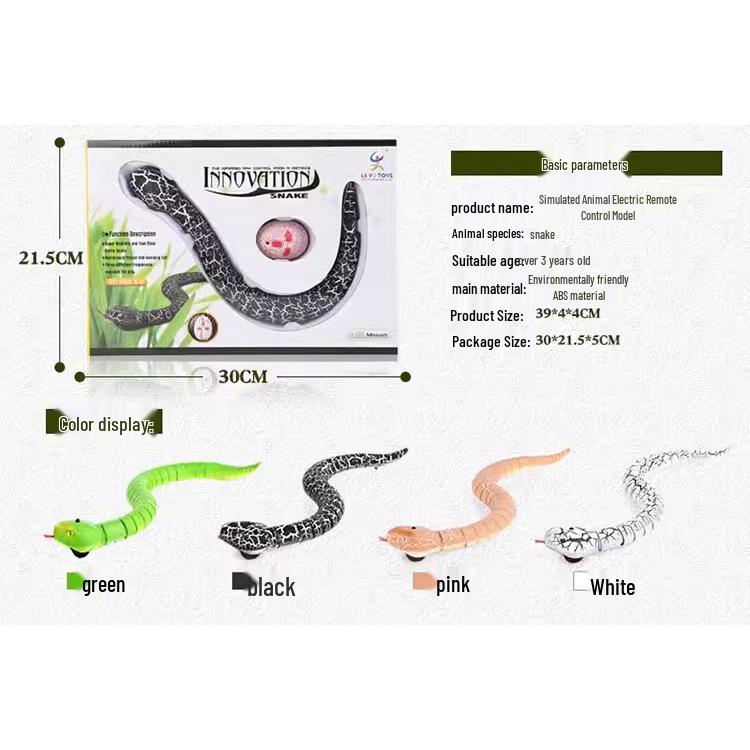 Remote Control Electric Prank Snake Toy - Simulated Rattlesnake Movement