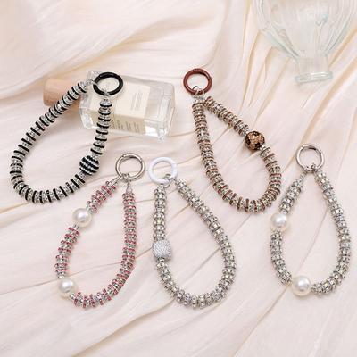 Color  Mobile Phone Lanyard Wrist Chain Cellphone Chain  Girls New Year Gift