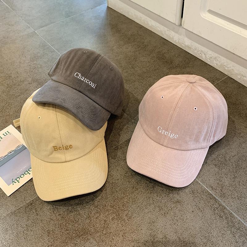Hat Baseball hat Women's summer big head circumference thin trendy versatile niche trendy brand showing face small cap