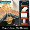 Disposable Kitchen Sink Filter Screen, Sewer Garbage Residue Anti-clogging Sink Filter Mesh Set for Summer Kitchen Supply