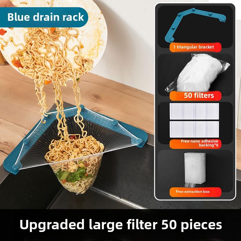 Disposable Kitchen Sink Filter Screen, Sewer Garbage Residue Anti-clogging Sink Filter Mesh Set for Summer Kitchen Supply