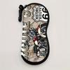 Hanging Flower Print Eyeglass Case Lips Print Soft Reading Glass Pouch Leather Water-resistant Sunglasses Storage Bag Women