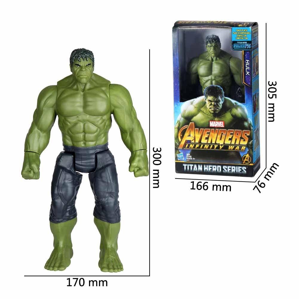 Premium Quality Avengers Titan Hero Series 12" Thanos Iron Spiderman Hulk Thor Action Figures