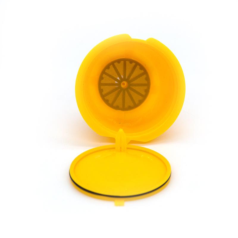 Coffee Capsule Filter: Refillable Stainless Steel & Plastic Duoqukusi Cup