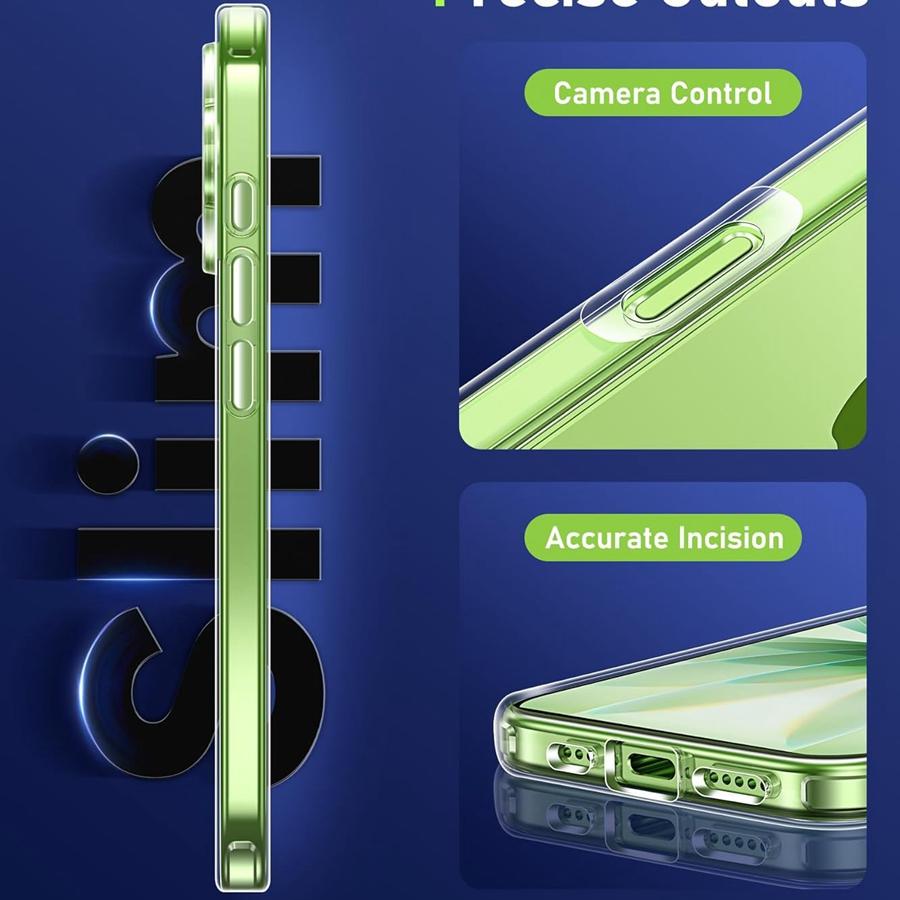 Kryt 3v1 pro iPhone 17 / 17 Pro Max / 17 Air /17 Pro/ Tvrzené sklo ochrana displeje + Tenký měkký TPU kryt na telefon Tvrdý PC Průhledný