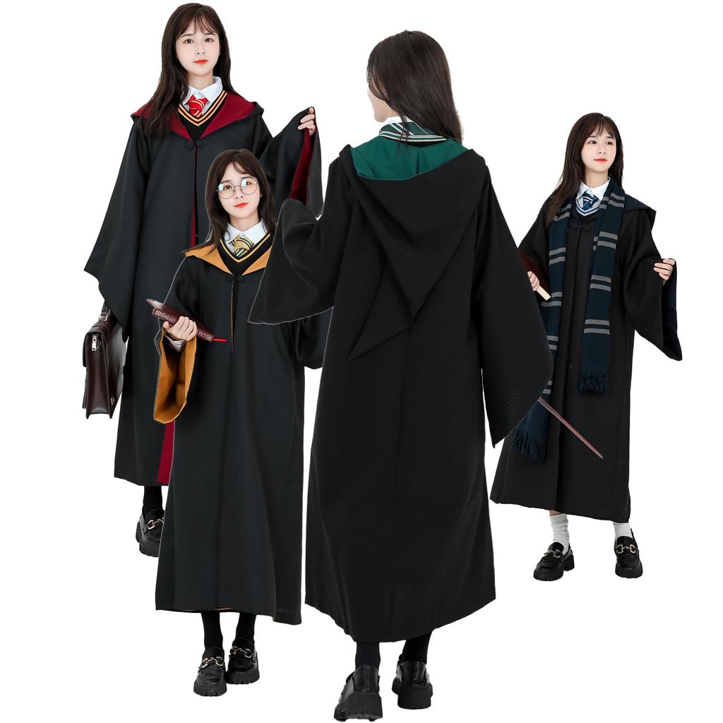 [Anewslan] Harry Potter Cosplay Slytherin (Hufflepuff) Costume (Single Item) Harry Potter Uniform for Adults