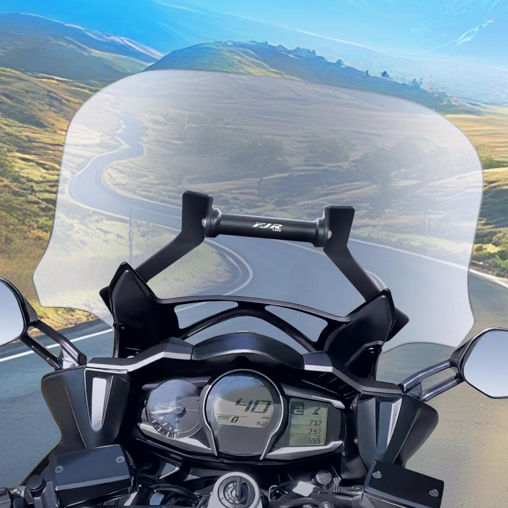 For Yamaha FJR1300 2013 2014 2015 2016 2017 2018 2019 2020 2021-2024 Motorcycle GPS Navigation Plate Bracket Phone Stand Holder