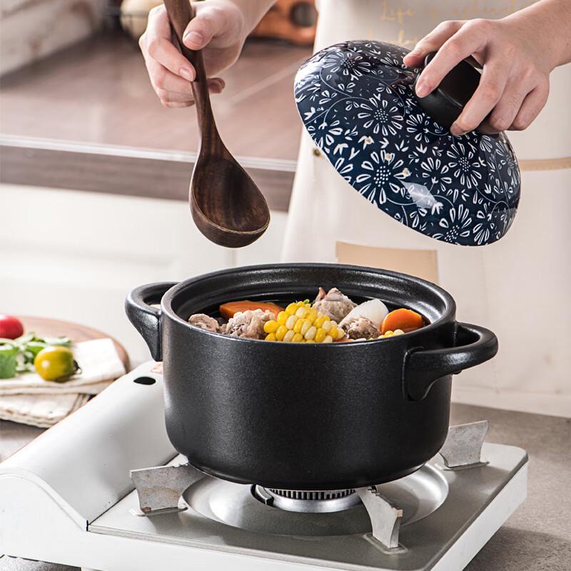 Sikaizhuo 1.5L Ceramic Casserole Pot - Induction & Open Flame Ready