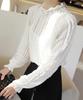Ppaeppae Banded Frill Lace Blouse