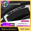 Autostickers Voor Alfa Romeo Auto Styling 4 Stuks Aluminium Velg Sticker Decal Voor Alfa Romeo Giulia Stelvio Giulietta 156 159 14