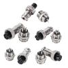 10 Set GX12 2/3/5/6 Pin Aviation Connector 5A Male Female Aviation Plug 12mm Waterproof Panel Connector Data Acquisition Systems