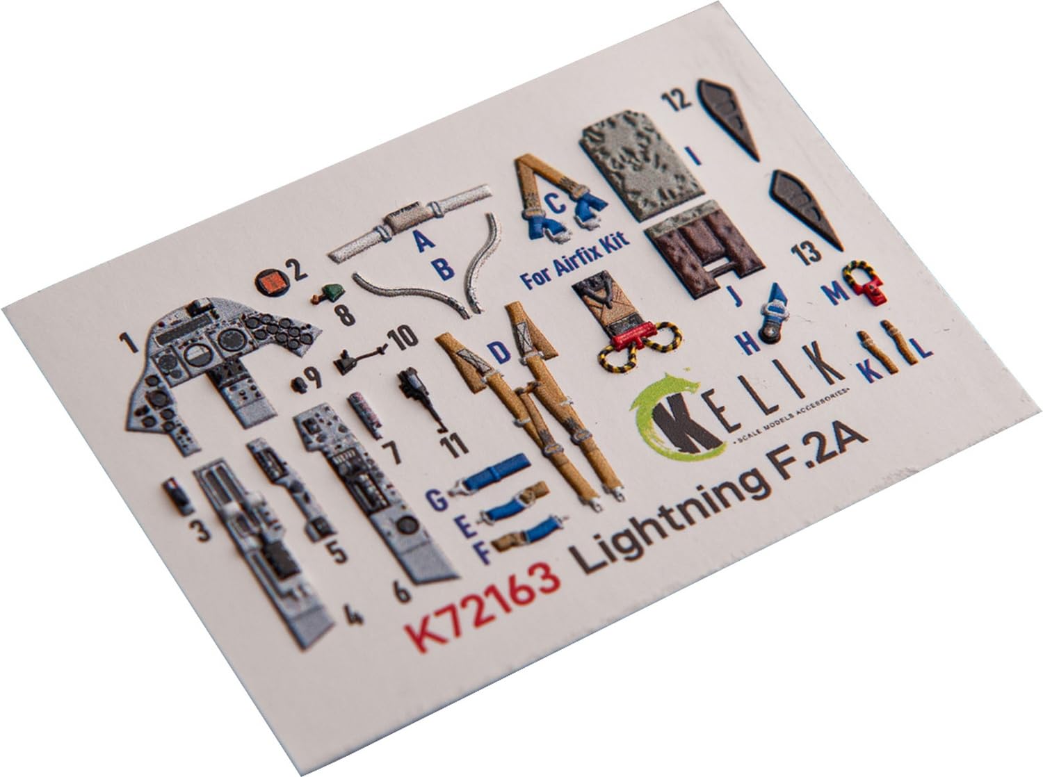 

Reskit Lightning Interior 3D Decal Plastic Model Decal RSKK72163 1/72 F.2A (for Airfix) (Airplane)