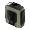 Waist Clip Fan Flashlight 100 Gears Strong Wind Hands Freely Belt Clip Fan for Farm Courier Cycling Hiking Outdoor Activities
