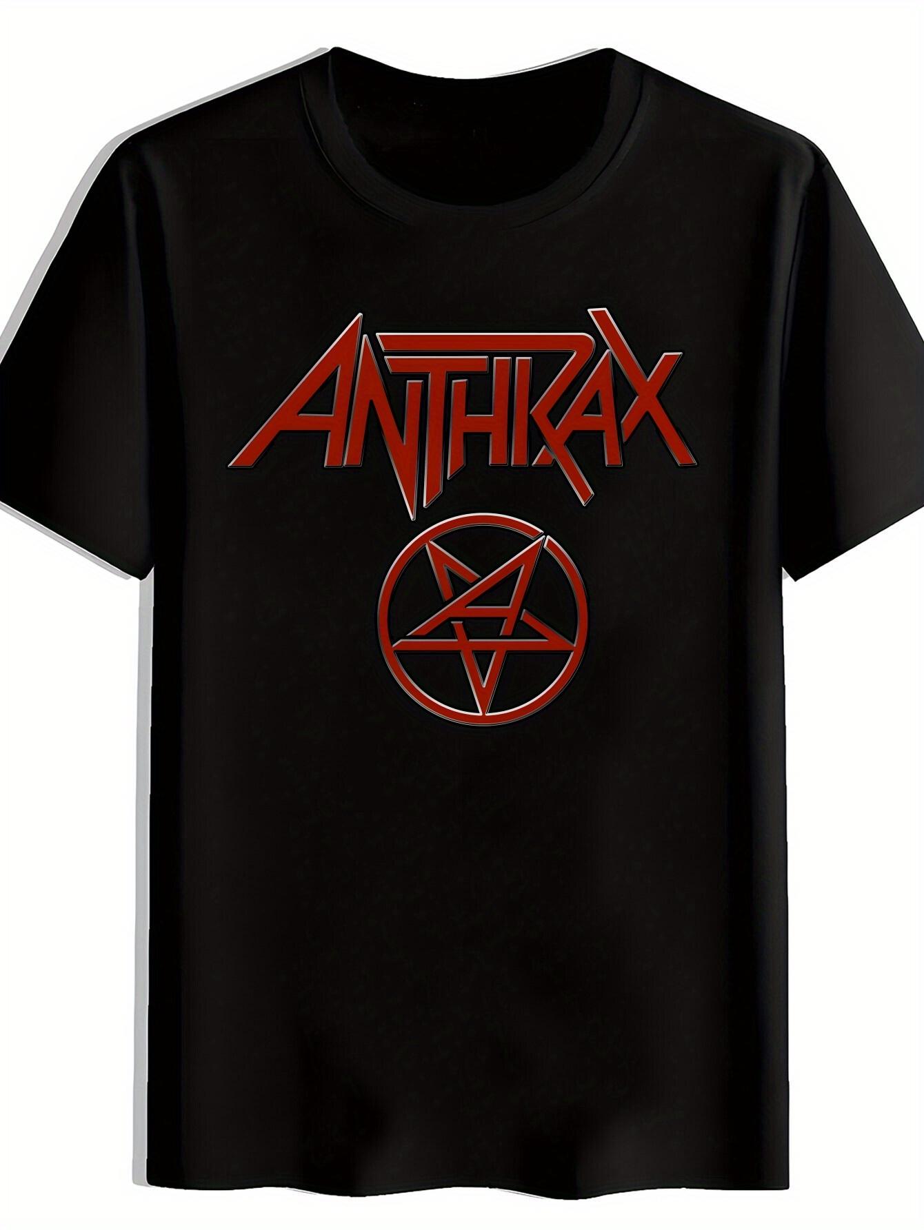 T-shirt ANTHRAX Logo Star Print M