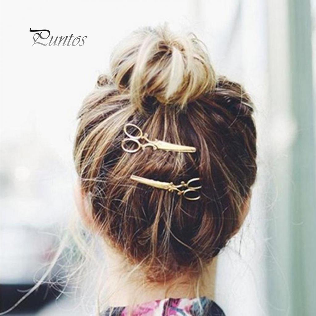 Fashionable 1 Pc Delicate Women Girl Creative Scissors Hair Clip Hairpin Bobby Pin Accessory