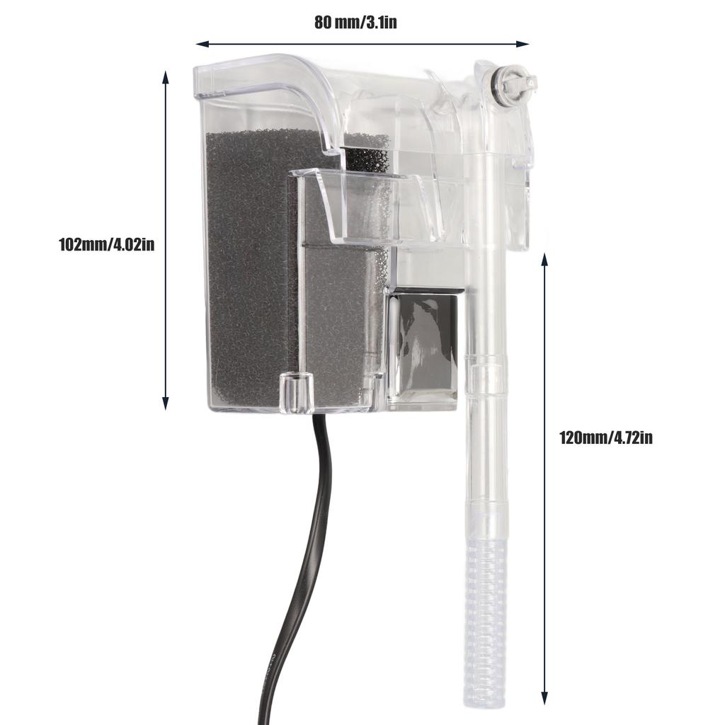 Aquarium   On Filter Professional Quiet Waterfall External Small Fish    ing Filter for     Fish