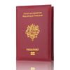 High Quality Pu Passport Protective Cover Bank Card Holder Travel Document Fashion Men and Women French Passport Cover Wallet