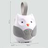 Cartoon Owl Shape Musical Pacifier Newborn Sleeping Bed Hanging Player Children's Soothing Toys Three-speed Timing Mode