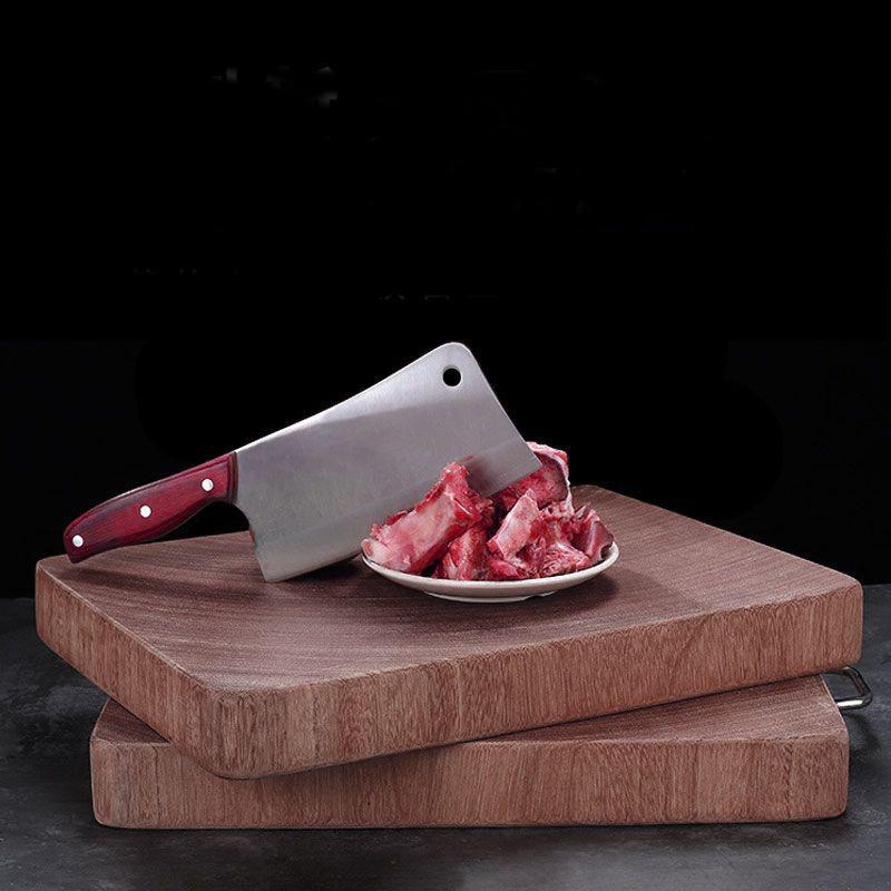 Whole wood iron wood cutting board Solid wood rectangular anti-mold, anti-bacterial thickened chopping and chopping board