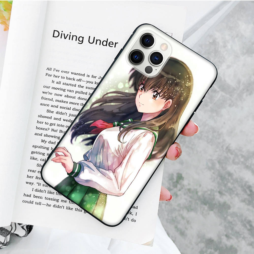 

Мягкий черный чехол JW69 InuYasa Hanyō для iPhone 16 15 Plus 14 13 Pro 8 SE XR XS Max P30 Nova 5T Y5P Y6 Y7 Y8P Y9 Realme C30 C33 C31 VIVO Y36 V27 iPhone 16 Plus олений