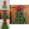 Vibrant Christmas Tree Wreath Decorative Hanging Ornament For Festive Holiday Home