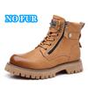 New Fashion Brand Male Motorcycle Boots Comfortable Ankle Boots for Men Leisure Walking Shoes All-match Botas Man High Top Shoes