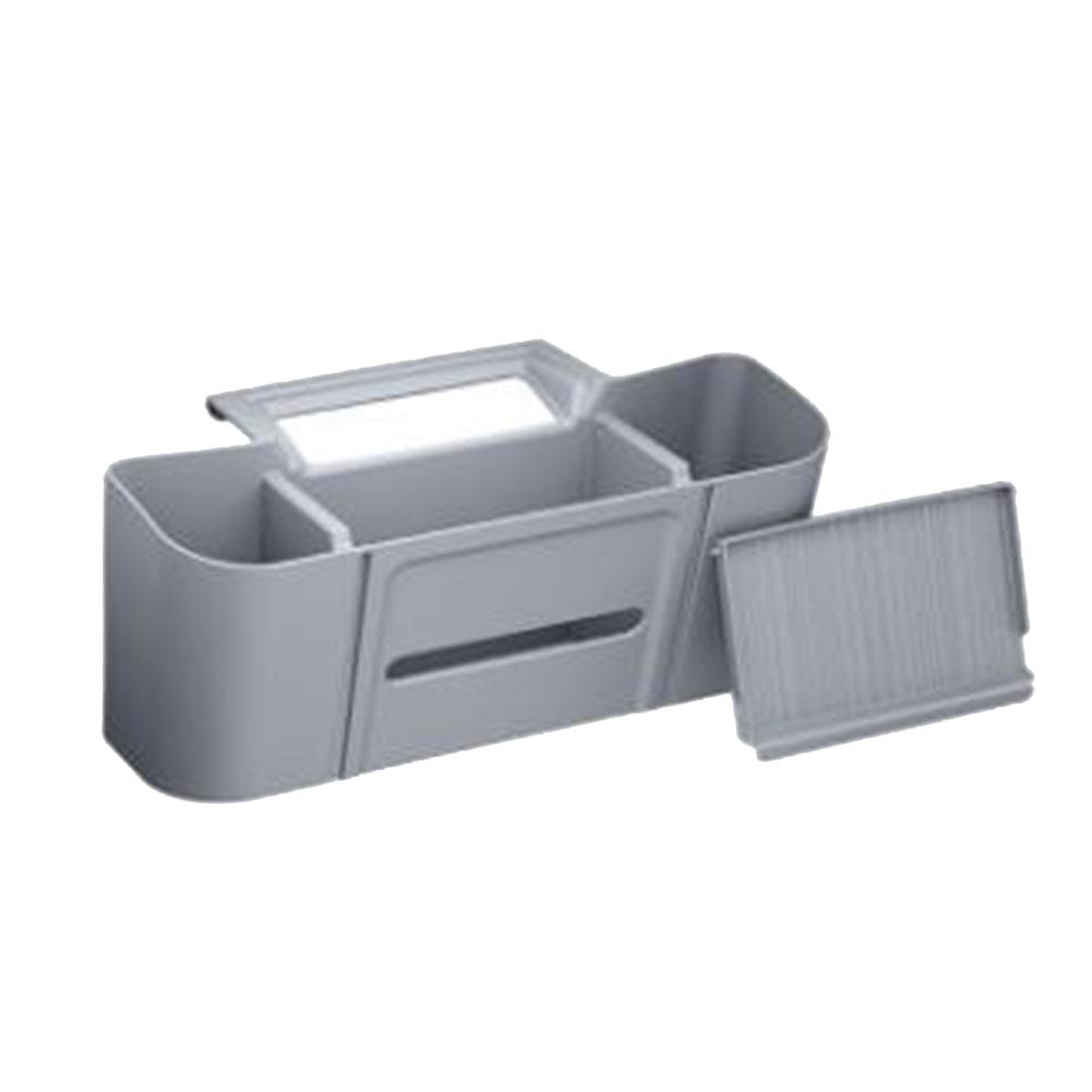 Rear Storage Tray Armrest Organizer Car Interior Storage Plastic Construction Flat Cover Stand Type Easy Installation