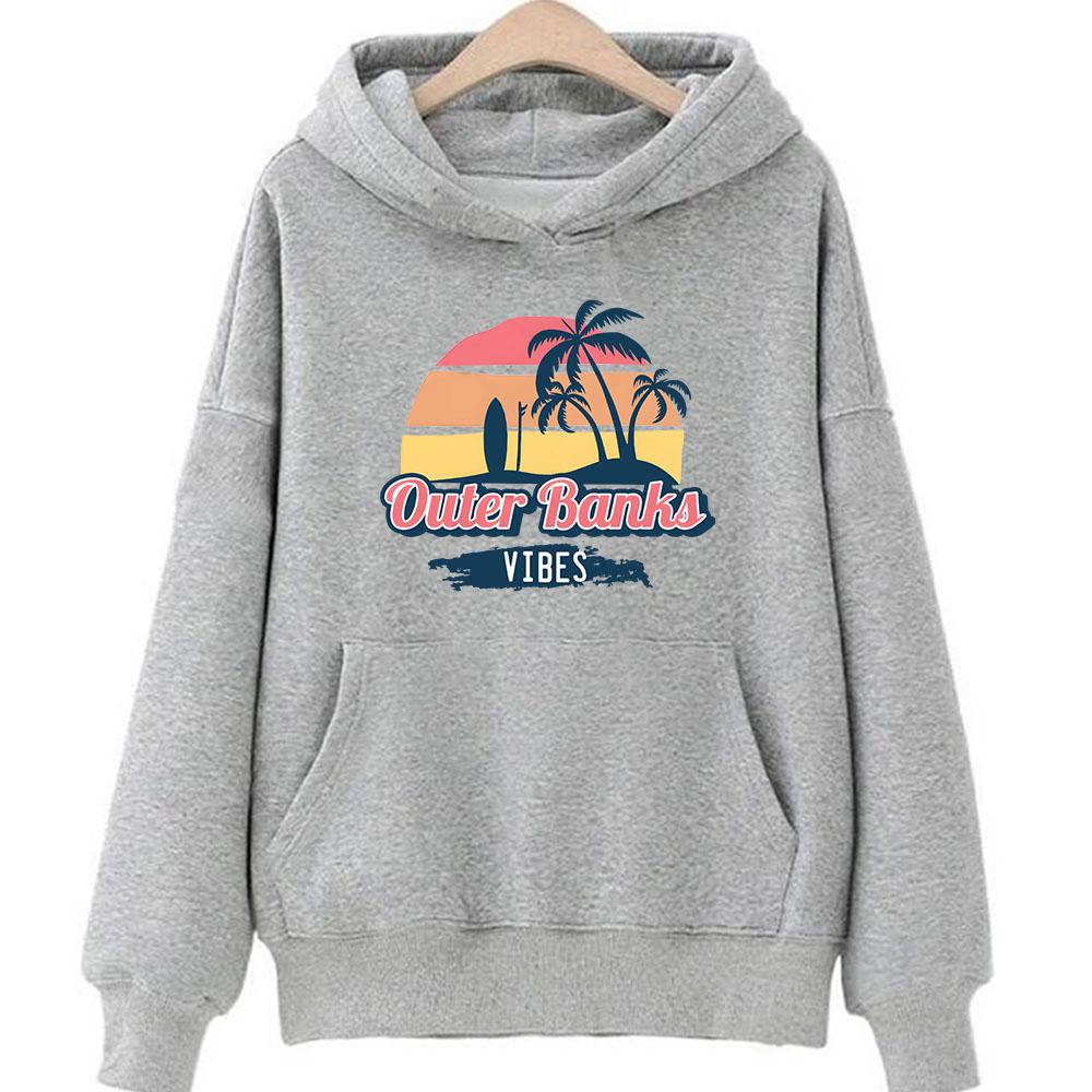 Bancos exteriores pogue vida estética hoodie feminino areia dos desenhos animados anime roupas moletom high street outono/inverno velo regular ajuste