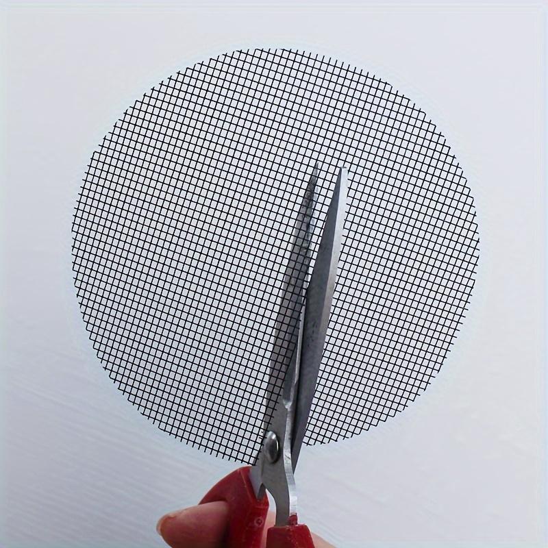 50pcs Round Drainage Mesh Pads for Flower Pots - Breathable, Prevents Soil Leakage, Reusable Mesh for Bonsai, Gardening Mesh
