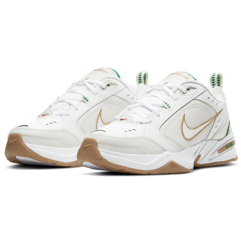 Nike Air Monarch Iv 'White Lucky Green Gold' Sneakers 415445-103