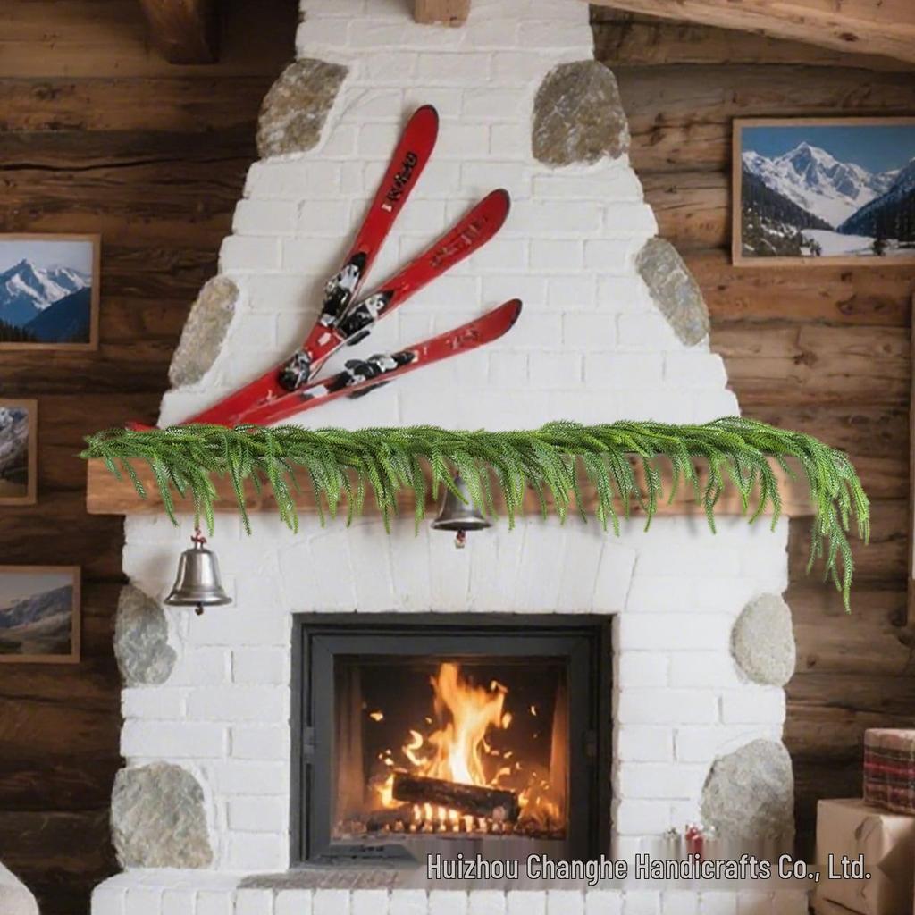 1.5m Realistic Norfolk Pine & Cypress Vine Christmas Decoration