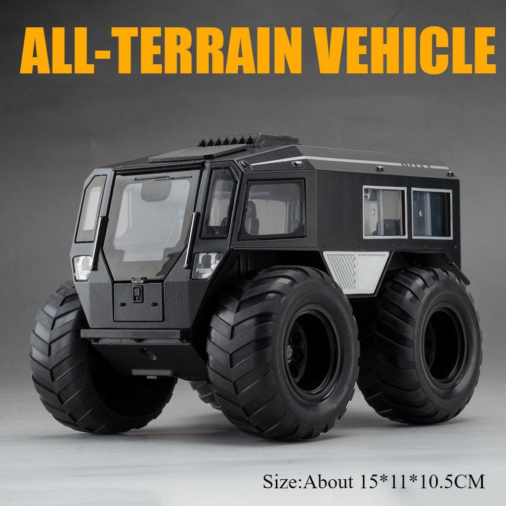 1:24 Mammut Sherp Miniaturmodell Metall Druckguss Auto Spielzeug Metallkarosserie Rückzieher Türen Geöffnet Gummi Reifen Fahrzeug Geschenk Sammlerstück
