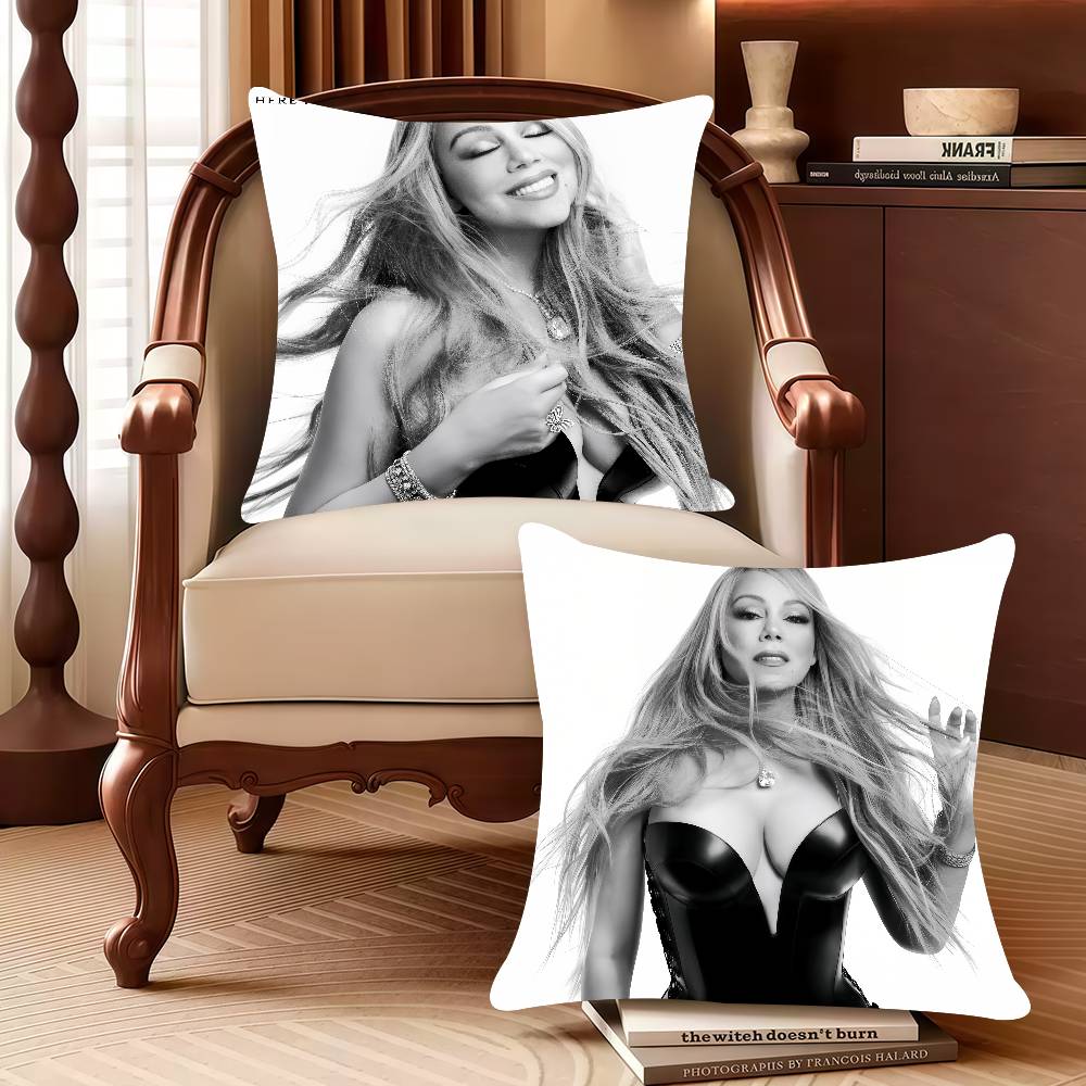 M-Mariah Carey Here for It All Pillow Case Decor Protective Covers Comfortable soft for Sofa Living Room Home office
