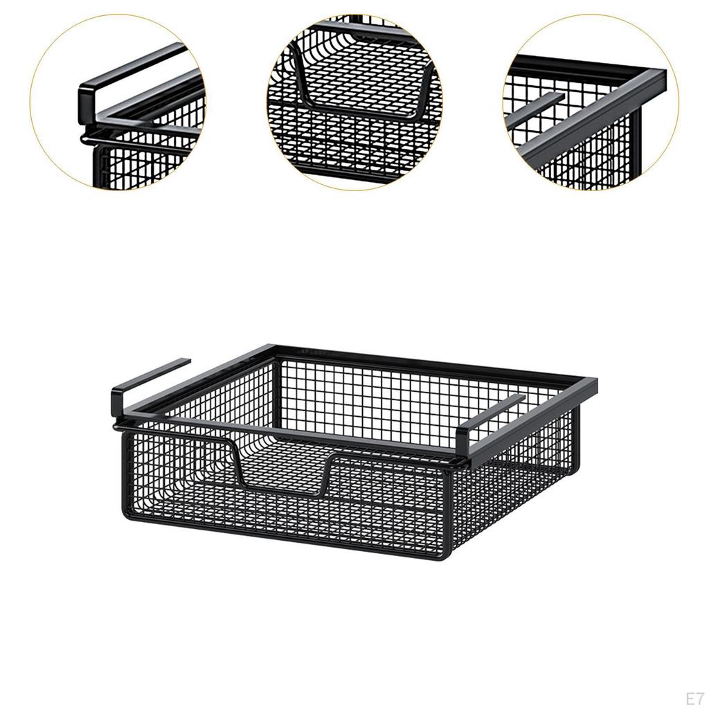 Under Shelf Storage Basket Clothing Sorting Rack Sturdy Multiuse Underwear Box for Home
