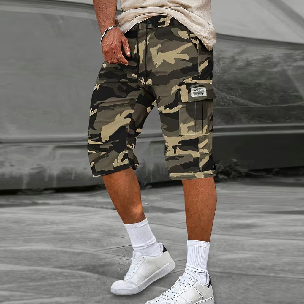 Herren Tarnung Sportshorts - Weich und Bequem