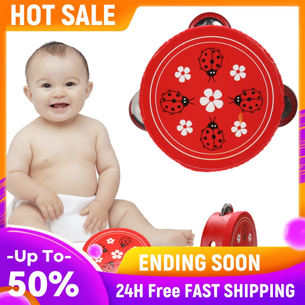 

10cm Wooden Musical Instrument Percussion Manual Color Random Early Education Instrument Cartoon Lightweight for Kids Party Game China Mainland