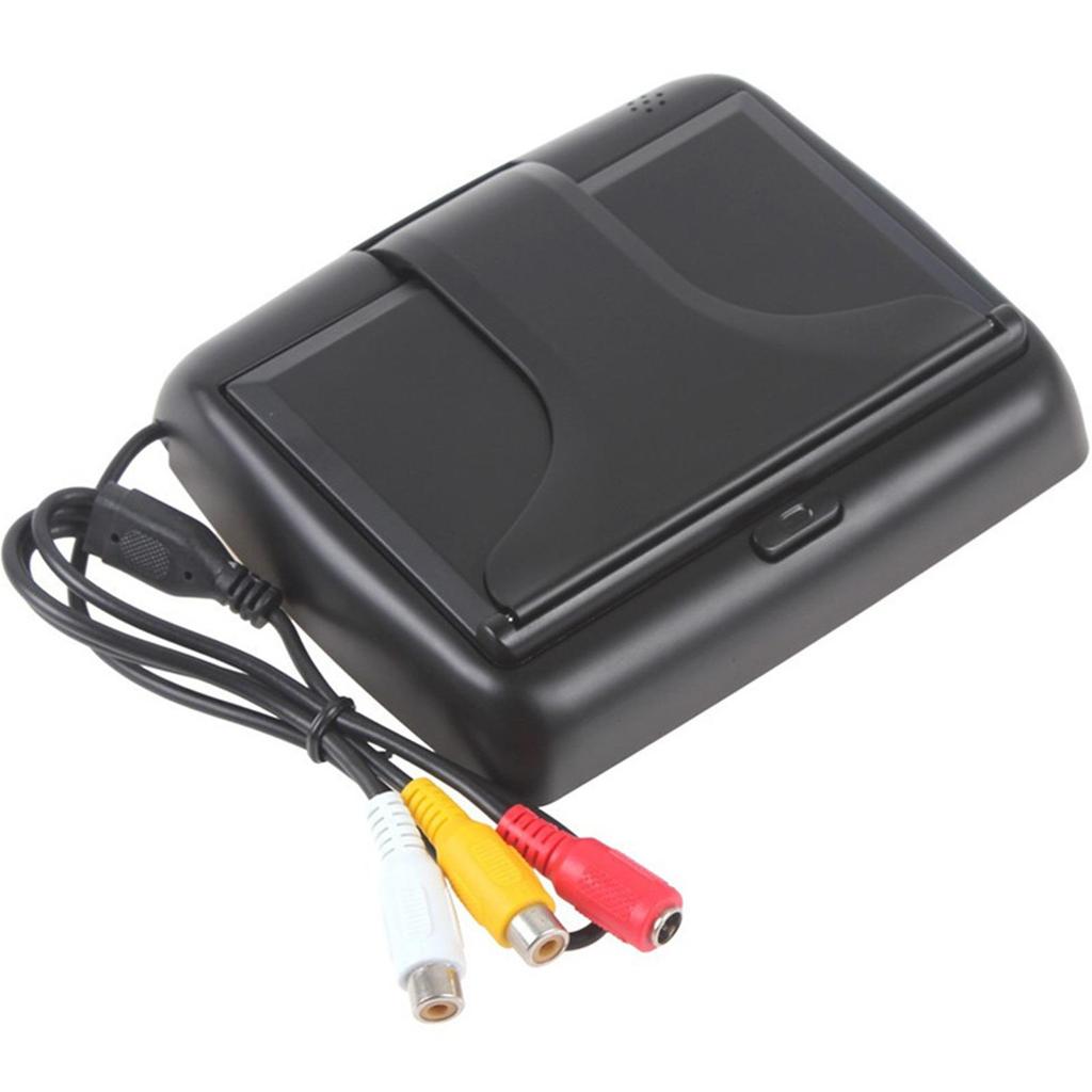 4,3-calowy ekran TFT LCD, monitor widoku z tyłu samochodu, monitor widoku z tyłu do parkowania z 2-kanałowym wejściem wideo, dodatkowa kamera